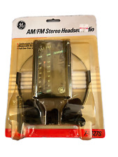 GE General Electric Am/fm Stereo Headset Radio 7-1627s Vintage