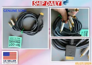 Cable Componente HD Oficial Original Sony Playstation 2/3 PS2/PS3 Dorado🔥MP-01 - Imagen 1 de 7