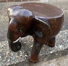 WOODEN ELEPHANT STAND