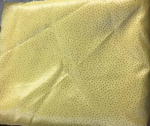 4 Yards Zitronengelb Glitzer Taft Prinzessin Stoff - Bild 1 von 1
