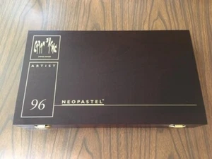 Caran D'Ache Neopastel Artists' Quarity Oil Pastels Wood Box Set of 96 - Picture 1 of 11