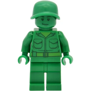 LEGO Toy Story Green Army Man (w/ Base & Rifle) Set 7595 - Picture 1 of 1