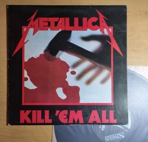 VG+ / METALLICA - Kill 'em All / Korea Rare 12" Vinyl / Mono color Back Cover - Picture 1 of 5