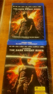 Batman The Dark Knight Rises (Blu-ray DVD Ultraviolet, 2012) Lenticular Comic - Picture 1 of 2