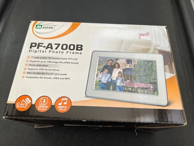 Mustek PF-A700B Digital camera jpeg  Photo Frame - Image 1 of 4