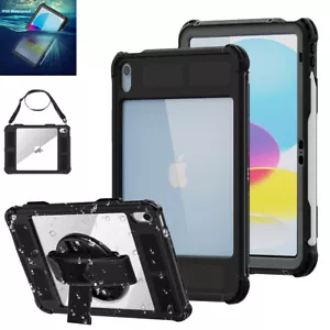 Für iPad 10. Gen 10,9 Zoll (A2696/A2757) Hülle Wasserdicht Stoßfest Ständer Cover - Bild 1 von 13