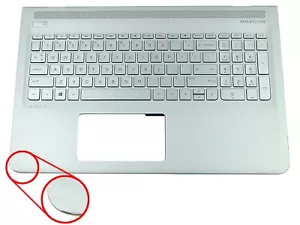 MONTAJE DE REPOSAMANOS HP ENVY X360 15-AS TECLADO 857799-001 SIN TOUCHPAD **DAÑOS** - Imagen 1 de 2