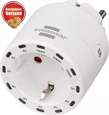 Brennenstuhl Digitaler Countdown Timer/Schaltsteckdose Mit Integrierter LED Anze - Bild 1 von 4