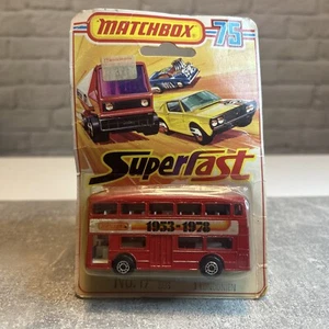 Matchbox London Bus, Matchbox 75 Super Fast No.17, 1976 - Picture 1 of 4