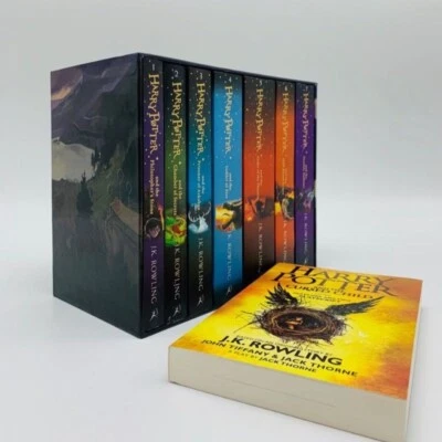Harry Potter The Complete Collection J.K Rowling 1 To 8 Book Set Kids NEW Books - image 1 of 4
