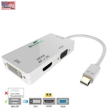 CableDeconn Gold Plated Mini Displayport (Thunderbolt Port Compatible) to Hdmi/d