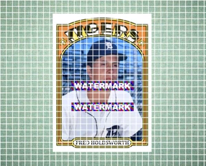 Fred Holdsworth Detroit Tigers 1972 Stil individuelle Baseball Kunstkarte - Bild 1 von 2