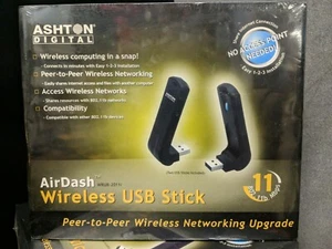 Brand New Ahton Digital Airdash Wireless Combo 2X Usb Stick Wireless network - Picture 1 of 6