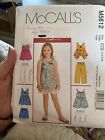 McCall&#39;s M5612 Girl&#39;s Top,Shorts, Capri&#39;s Pattern-Size 3-4-5-6~New/FF~Rel. 2008
