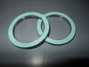 Exhaust Pipe Gasket Yamaha TTR250 TTR225 TW200 XT225 XT250 Exciter 250 2 Pack