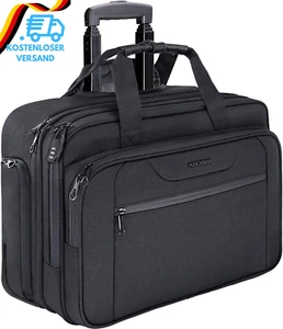 KROSER Trolley Business, Handgepäck Koffer, Rolling Case Mit Rädern Bis Zu 17,3 - Bild 1 von 12