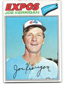 1977 Topps #341 Joe Kerrigan NM++ RC Rookie Expos    ID:192362