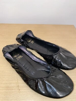 Bailarinas planas de charol negras Ras 37 4UK Foto 1 de 4