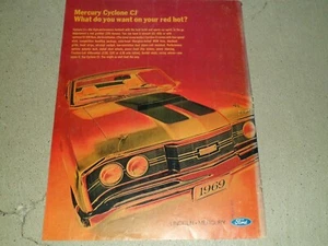 Coca-Cola Julio César Mercury Cyclone 1969 CJ AD - Imagen 1 de 2
