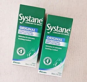 Lot of 2x Systane Original Lubricant Eye Drops (30 mL 1.0 fl oz) - Larger Size - Picture 1 of 5