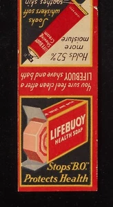 1930er Jahre? Lifebuoy Rasiercreme Lifebooy Gesundheit Seife stoppt B.O. Schützt Gesundheit MB - Bild 1 von 2