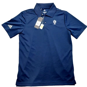 Polo Golf Shirt Adidas Junior Size Large [Navy / L] Logo St Davis Golf Club, PA - Picture 1 of 12
