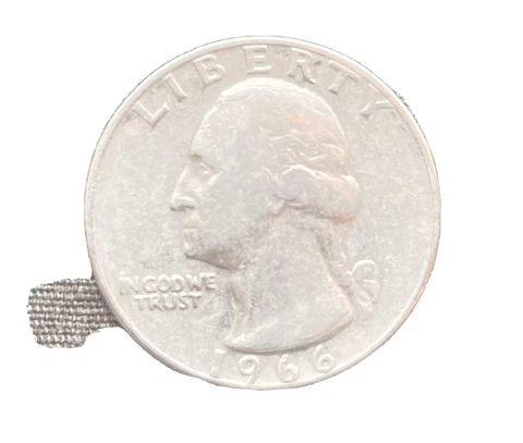 1966 Liberty Quarter Dollar US Coin No Mint Mark Good Condition Cover