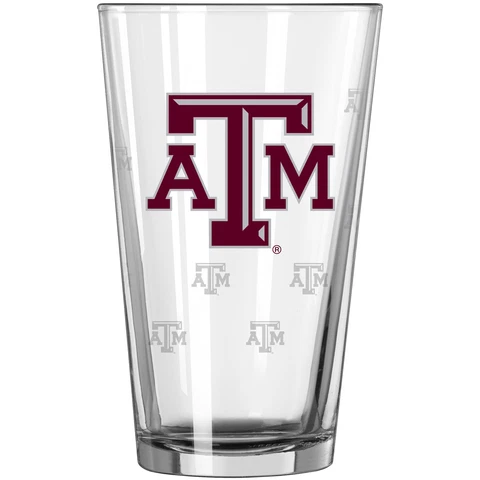 Texas A&M Aggies 16oz. Satin-Etched Logo Pint Glass Cover