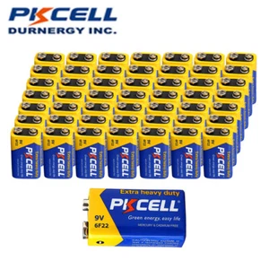 500Pcs 9 V Block Batteries PP3 6F22 1604AC CLR Zinc-Carbon Battery Wholesale - Picture 1 of 8