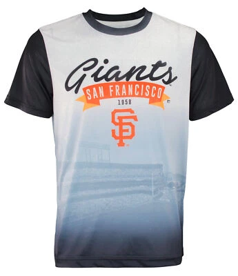 Camiseta Forever Collectibles MLB Para hombres Gigantes de San Francisco Outfield Foto Foto 1 de 3