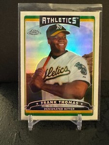 2006 Topps Chrome Baseball Frank Thomas Refractor Card #94