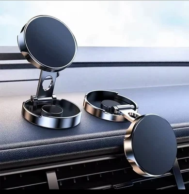 Soporte para móvil de coche, rotación de 720 grados, succión magnética de Metal, - Imagen 1 de 4