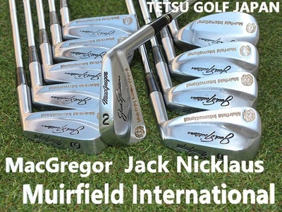 TE- MacGregor Jack Nicklaus Muirfield Int'l 10 Clubs 2-SW Set Limited Edition - Image 1 of 4