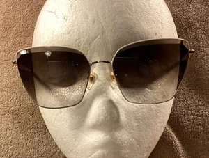 FURLA Sunglasses SFU-403N Gold And White Frame Gradient Lenses 59-17-140 EUC! - Picture 1 of 12