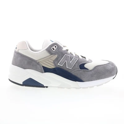 New Balance 580 MT580RCB Mens Gray Suede Lace Up Lifestyle Sneakers Shoes - Image 1 of 4