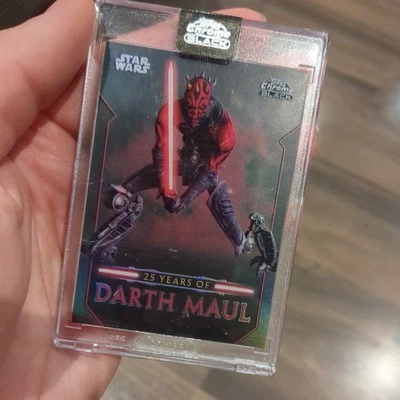 Topps Star Wars Chrome Black 2024 - 25 Years of Darth Maul #DM-18 - Image 1 of 2