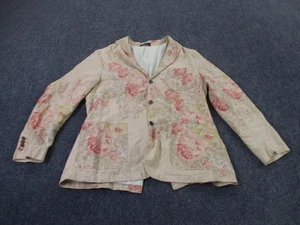 Polo Ralph Lauren Jacket Mens 44 Linen Floral Vintage Sport Blazer Coat Classic - Picture 1 of 12