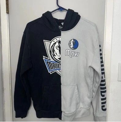 Hollister NBA Dallas Mavericks Sudadera con Capucha Color Dividido PARA HOMBRES XS Gris Y Negro Foto 1 de 4