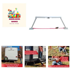 Reduces RV Wobble, Compact Foldable Design for Easy Storage, Adjustable Heigh... - Picture 1 of 9