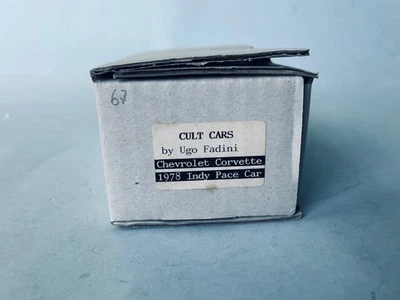 Культовые автомобили Ugo Fadini масштаб 1:43 1978 Corvette Indy Pace автомобиль - Изображение 1 из 4