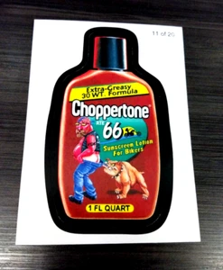 2010 Wacky Packages All New Series 7 (ANS7) Wack-O-Mercials "CHOPPERTONE" #11 - Picture 1 of 1