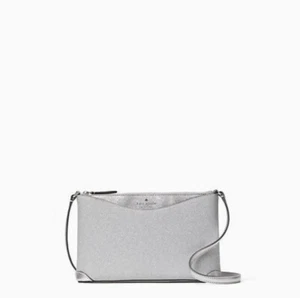 Bolso bandolera plateado claro lunar Kate Spade Shimmy - Imagen 1 de 4