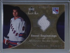 2006-07 Upper Deck Sweet Shot Beginnings Jersey /499 Nigel Dawes #138 Rookie RC