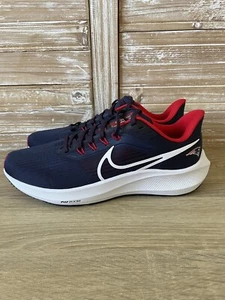 NEW!! New England Patriots Nike Zoom Pegasus 39 Size 9 DR2054-400 NFL Pats - Picture 1 of 8