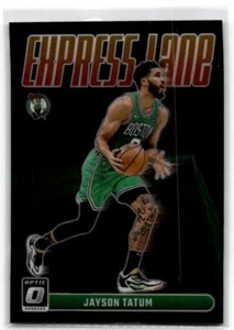 2023-24 Donruss Optic #12 Jayson Tatum Express Lane Purple - Picture 1 of 2