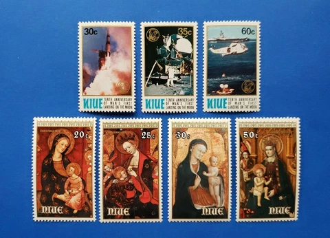 Niue Stamps, Scott 255-261 MNH Cover