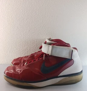 Nike Men's 2007 Air Force 25 OG Red White Patent Leather 316881-641 Size 15M - Picture 1 of 12