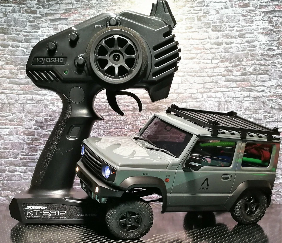 Kyosho MINI-Z 4X4 MX-01 Suzuki Jimny Sierra Apio TS4 4WD Crawler LED-Licht RTR - Bild 1 von 4