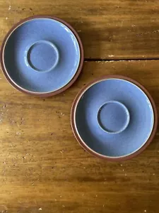 Denby Juice Berry Piattino x 2 Nuovo Senza Etichette Blu - Foto 1 di 6
