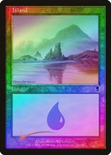 Island (338) FOIL Odyssey HEAVILY PLD Basic Land MAGIC GATHERING CARD ABUGames